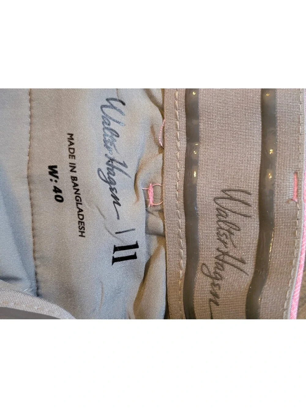 Walter Hagen Golf Shorts Men's Size 40 Pink Performance Flat Front 9